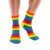 JD Party By Event Crew Socks - Rainbow