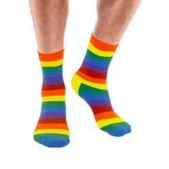 JD Party By Event Crew Socks - Rainbow