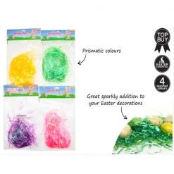 Austwide 26g Assorted Sparkling Easter Shred Grass Basket Filler By Event