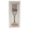 TSK All Birthday 30th Birthday Wishes Rose Gold Champagne Glass