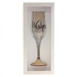 TSK All Birthday 30th Birthday Wishes Rose Gold Champagne Glass