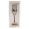TSK 40th Birthday Wishes Rose Gold Champagne Glass All Birthday