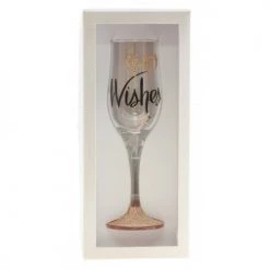 TSK 40th Birthday Wishes Rose Gold Champagne Glass All Birthday