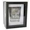 TSK 40th Birthday Badge Premium Scotch Glass All Birthday