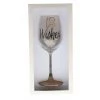 TSK All Birthday 18th Birthday Wishes Rose Gold Wine Glass