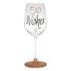 TSK All Birthday 50th Birthday Wishes Rose Gold Wine Glass
