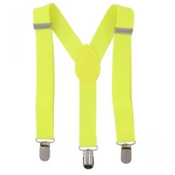 Everything Party Neon Yellow Suspenders