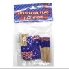 JD Party 50pk Australian Flag Toothpicks By Event