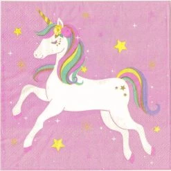 Everything Party All Birthday 20pk Unicorn Party Paper Napkins