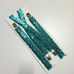 Everything Party Sequin Suspenders (Gold, Silver, Hot Pink, Blue) By Theme