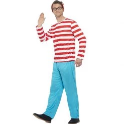 Everything Party Adult - Where's Wally Men Costume