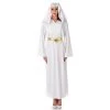 Everything Party Costume Adult - Karnival Deluxe White Hooded Robe