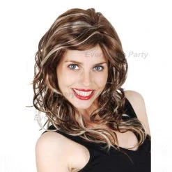 Everything Party Wig - Dr Tom's Deluxe Yasmine Wavy Brown & Blonde Wig By Theme