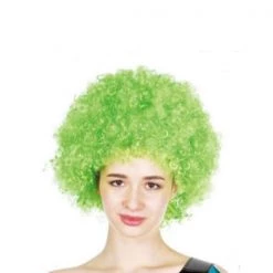 Everything Party Wig - Green Afro Wig By Theme