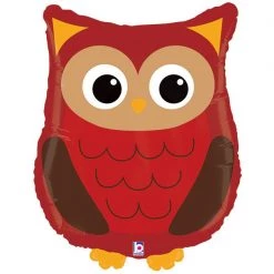 Everything Party Balloons 36" Licensed WOODLAND Owl SuperShape Foil Balloon