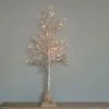 Everything Party Warm White LED Light Up Silver Stem Tree - 1.2m By Event