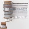 Everything Party Assorted Christmas Silver Mix Ribbon - 2m By Event