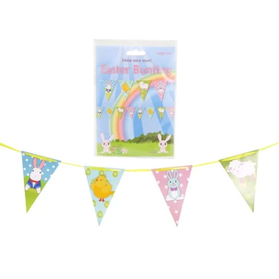 Everything Party 2m DIY Easter Bunting Flag Decoration