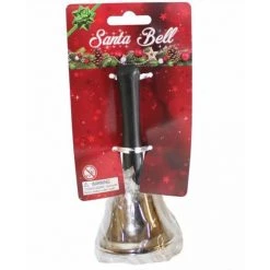 Everything Party Santa Claus Christmas Gold Bell Prop