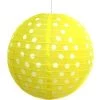 Everything Party 30cm Polka Dots Paper Lantern - Yellow All Birthday