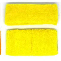 Everything Party 1980's Plain Headband & Wristband Set (11 Colours)