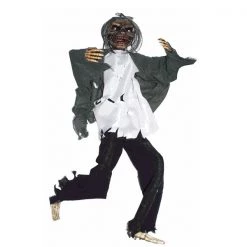 Trademark 95cm Animated Hanging Running Zombie With Sound & Light Up Eyes & Running Legs